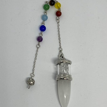 Amethyst pendulum store necklace